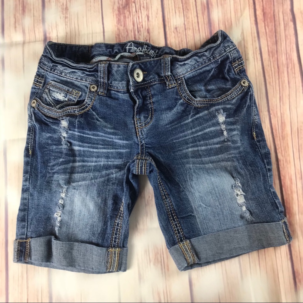 Denim Bermuda Shorts